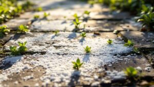 Control Weeds with Salt: Why salt works as a powerful weed deterrent