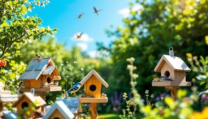 10 DIY Bird-Attracting Features from Recycled Wood