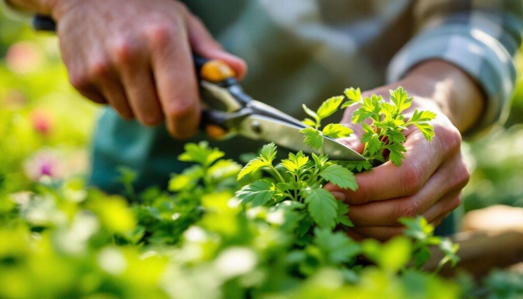 How to prune herbs for maximum growth: why proper cutting improves yield