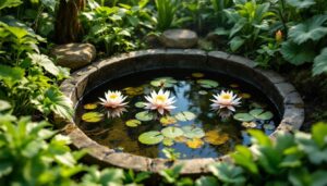 How I built a mini pond in my garden using just a bucket 