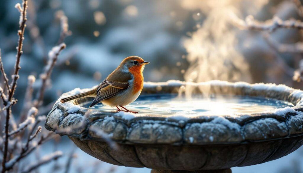 The winter bird bath trick an RSPB expert actually recommends to stop water freezing