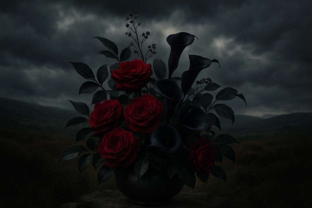 Recreate the Wuthering Heights Look: Gothic Floral Guide